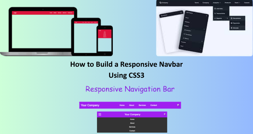 How to Build a Responsive Navbar Using CSS3